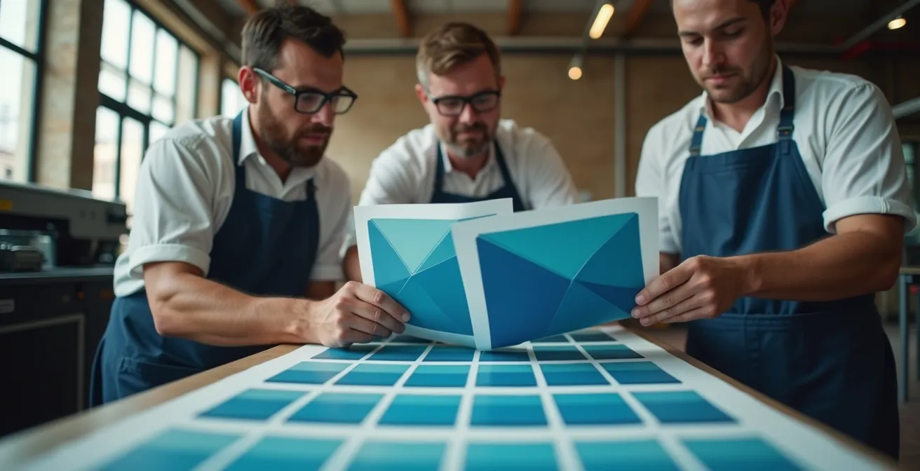 Sistema di controllo qualità per la coerenza dei colori nella stampa del packaging aziendale