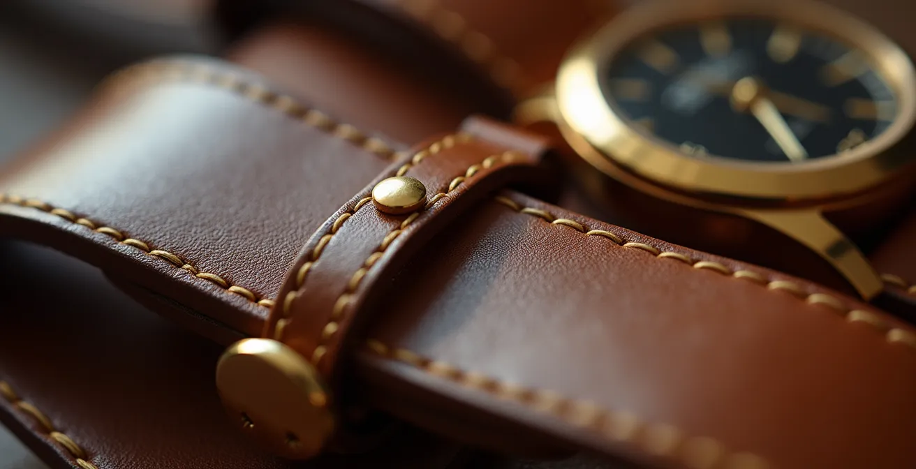 Composizione macro che mostra dettagli di elementi premium con focus sulla qualità