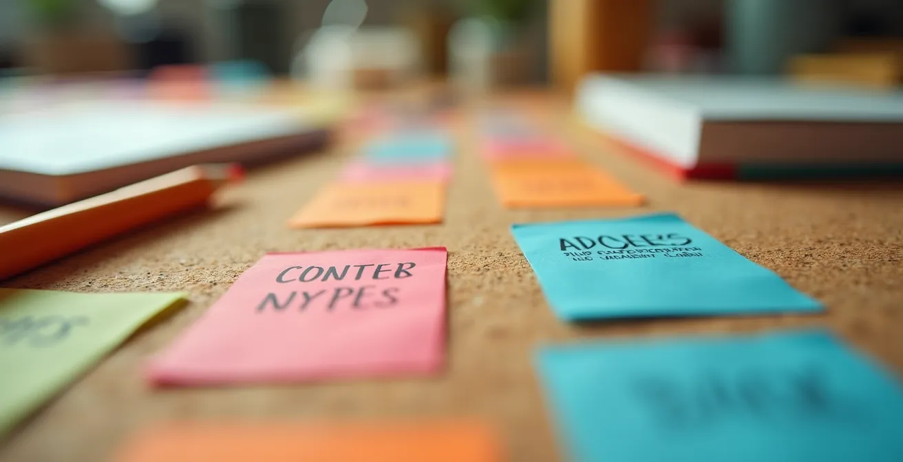 Vista macro di un calendario editoriale annuale con focus sui periodi strategici di agosto e dicembre