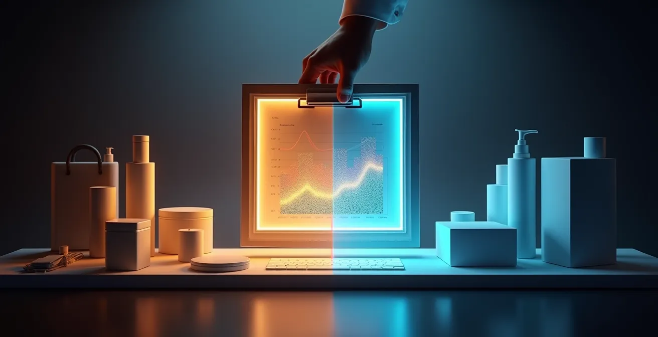 Dashboard analisi con indicatori economici ISTAT e comportamenti clienti per aggiornamento buyer personas