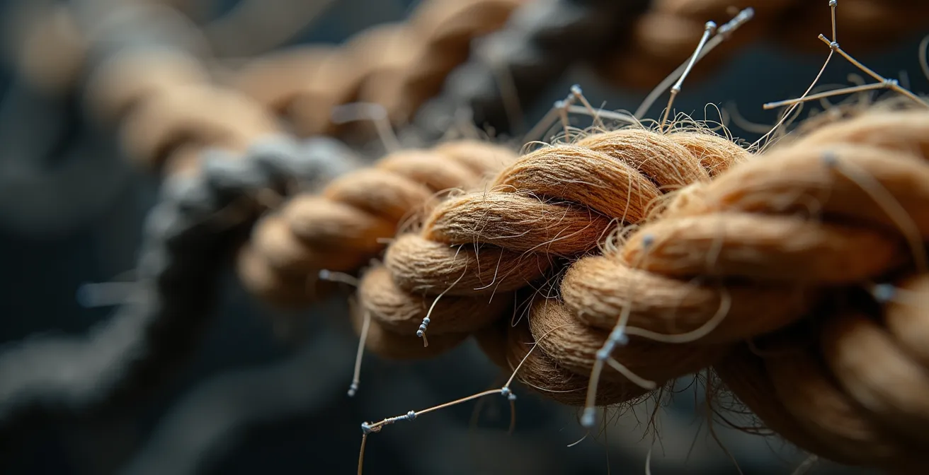 Vista macro di texture interconnesse che rappresentano diversi canali di comunicazione